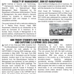 BIM TRICHY STUDENTS WIN THE GLOBAL CAPSIM CORE AND CAPSTONE 2.0 SPRING 2025 CHALLENGE